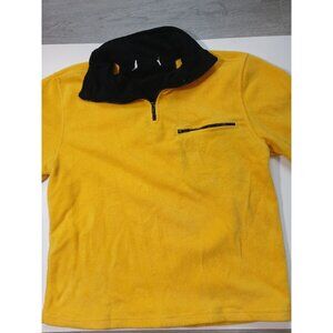 forest tipped varsity neck sweater size large.